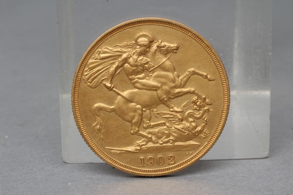 AN EDWARDIAN VII GOLD £2 Image