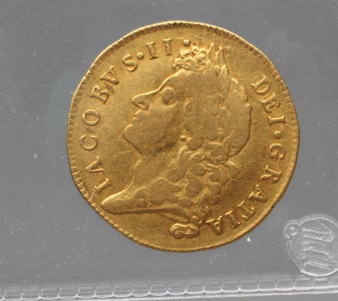 A JAMES II GOLD GUINEA Image
