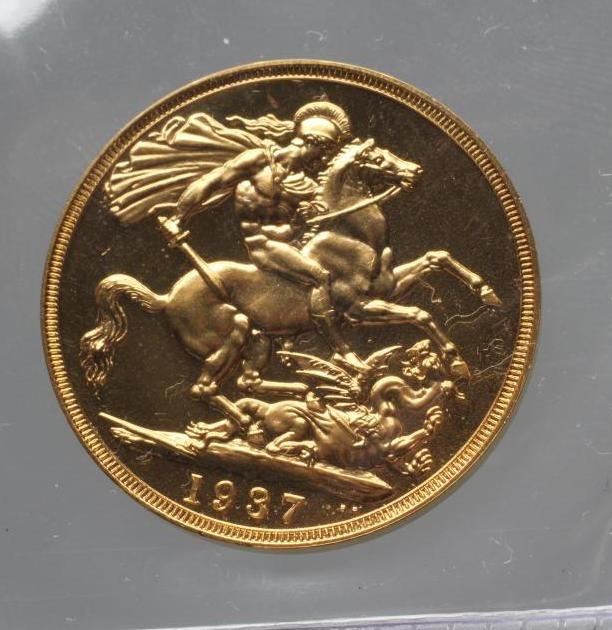 A GEORGE VI GOLD £2 Image
