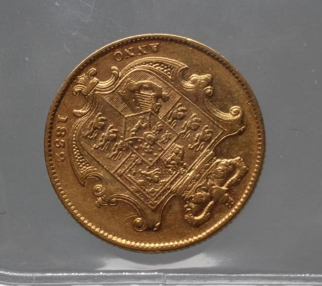 A GEORGE IV SHIELD BACK SOVEREIGN Image