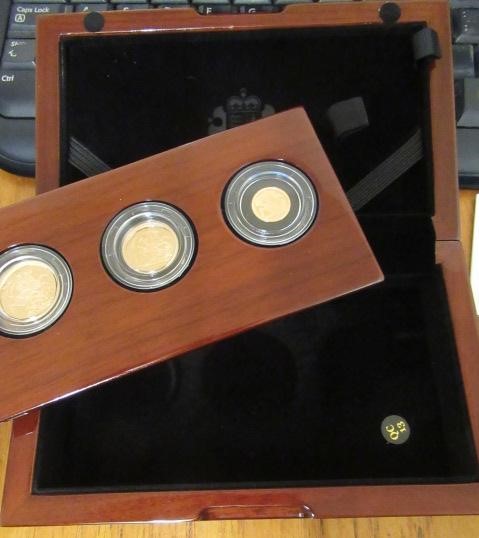 THE 2016 GOLD PROOF THREE COIN SET Image