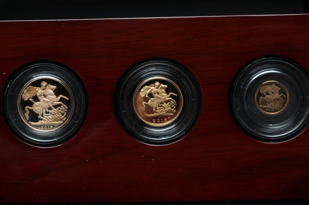 THE 2015 GOLD PROOF THREE COIN SET Image