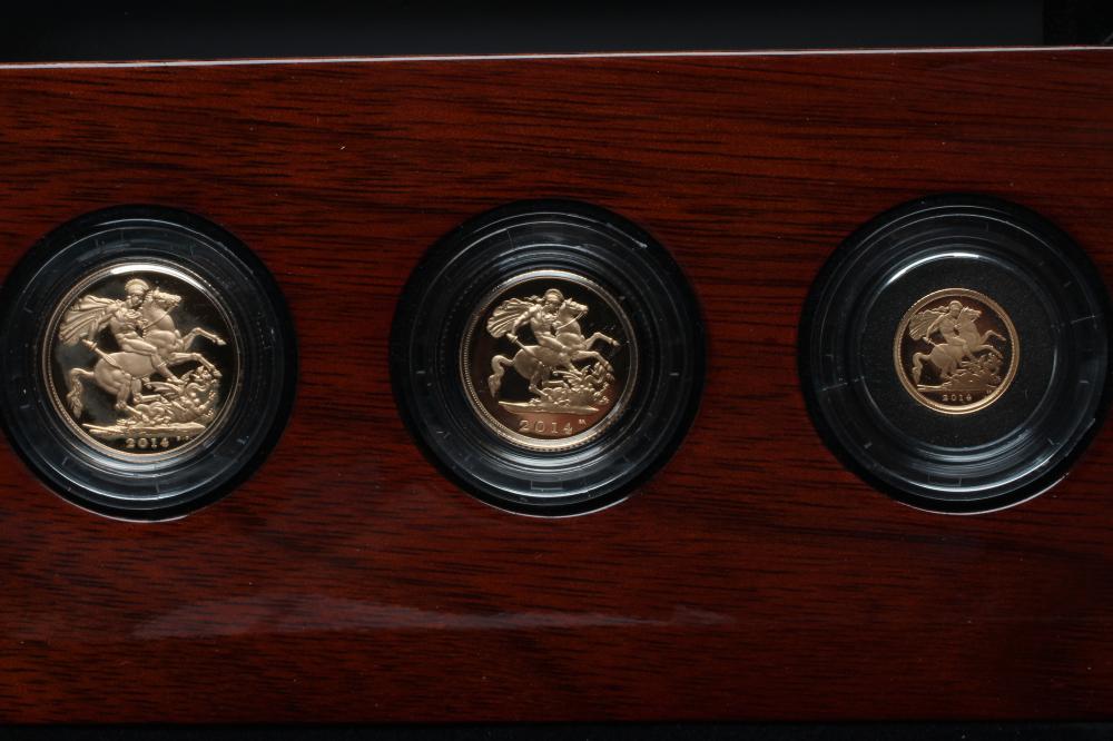 THE 2014 GOLD PROOF THREE COIN SET Image