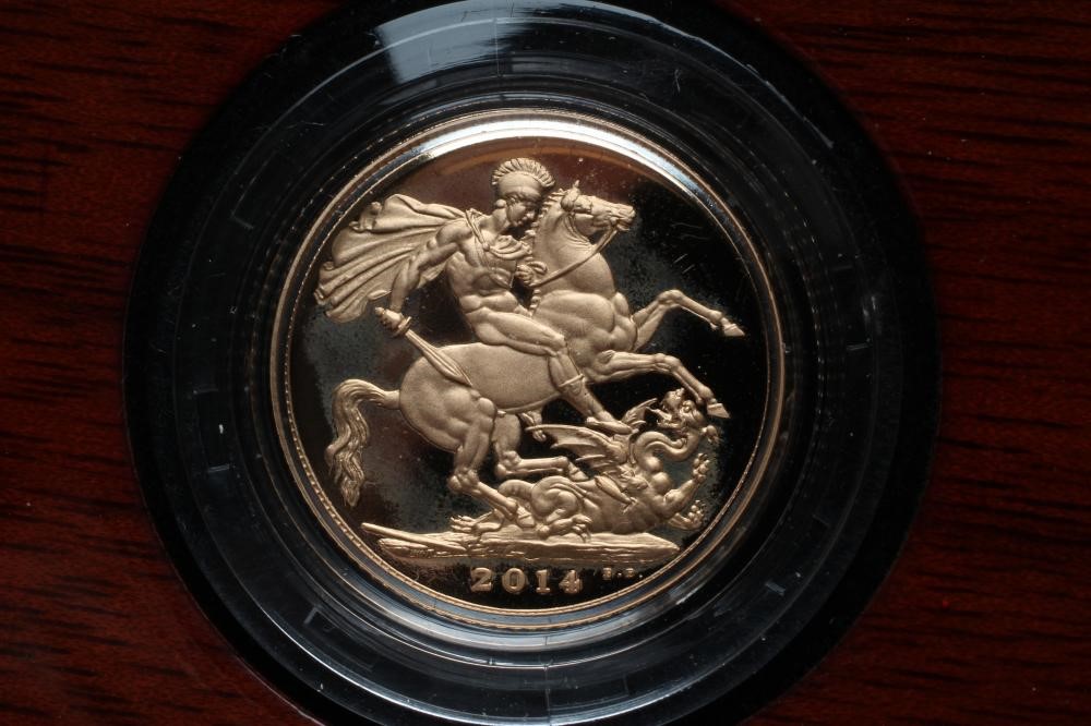 THE 2014 GOLD PROOF THREE COIN SET Image