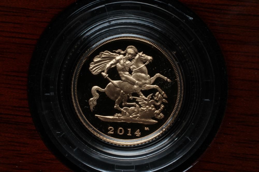 THE 2014 GOLD PROOF THREE COIN SET Image