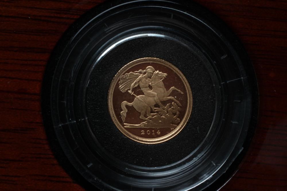 THE 2014 GOLD PROOF THREE COIN SET Image