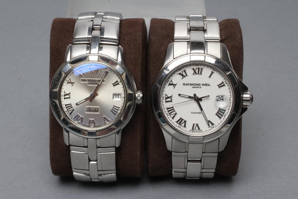 TWO GENTLEMAN'S RAYMOND WEIL WRISTWATCHES Image