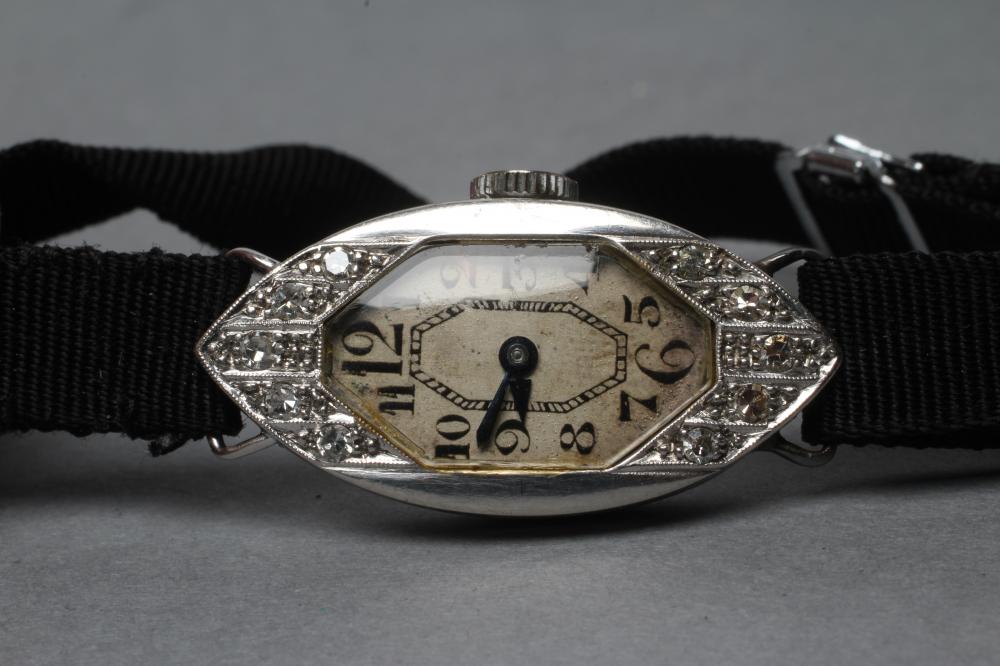 A DIAMOND COCKTAIL WATCH Image