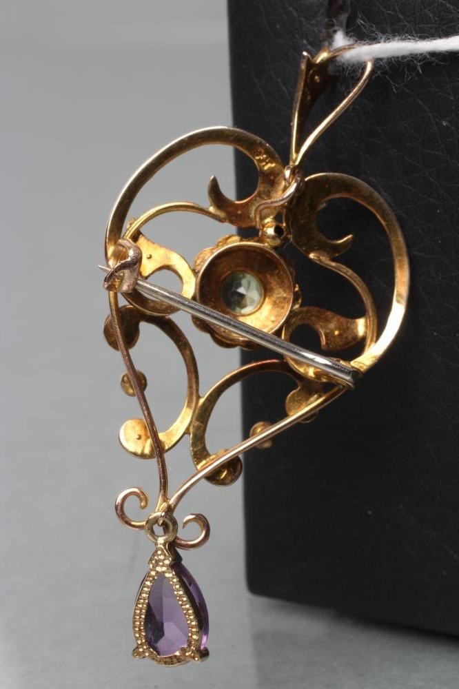 AN EDWARDIAN PENDANT/BROOCH Image