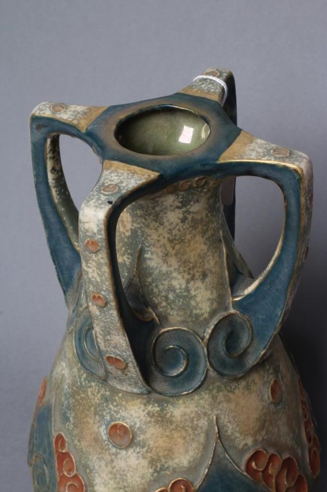 AN AMPHORA EARTHENWARE SECESSIONIST STYLE VASE Image