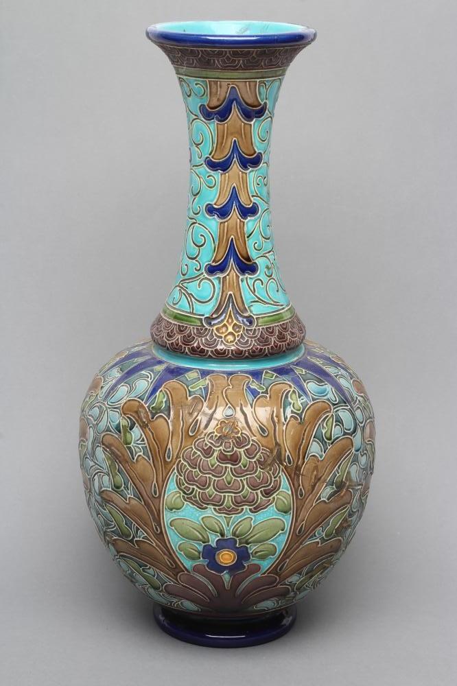 A BURMANTOFTS FAIENCE VASE Image