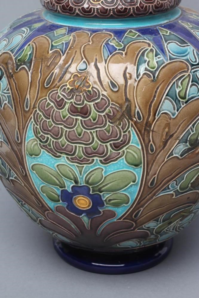 A BURMANTOFTS FAIENCE VASE Image