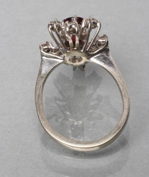 A RUBY AND DIAMOND DRESS RING Image