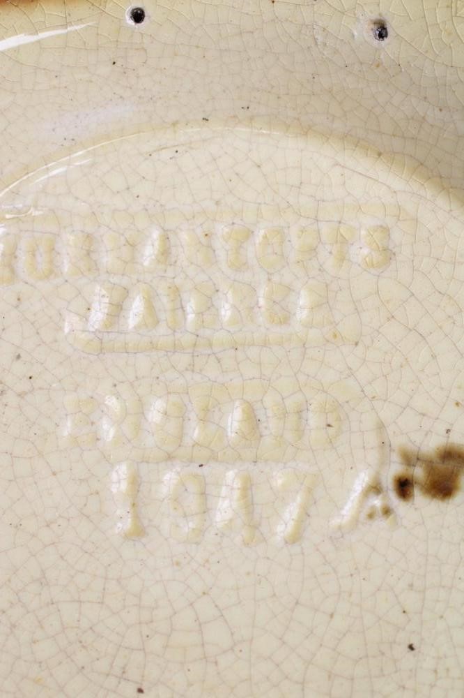 A BURMANTOFTS FAIENCE JARDINIERE AND STAND Image