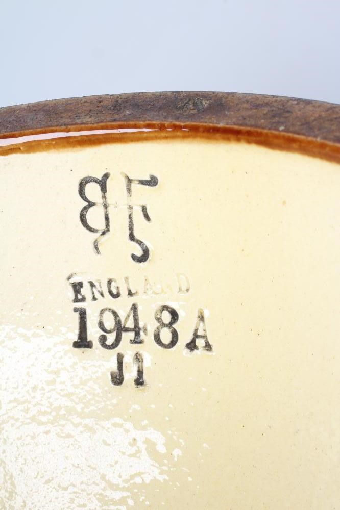 A BURMANTOFTS FAIENCE JARDINIERE AND STAND Image