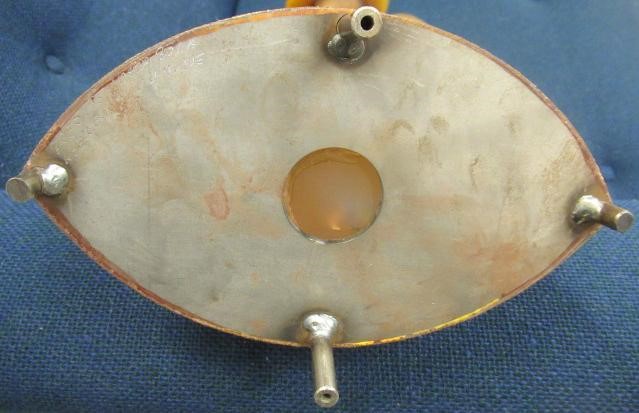 KJELL ENGMAN FOR KOSTA BODA - a large mottled amber glass figural electric table lamp base from the Image