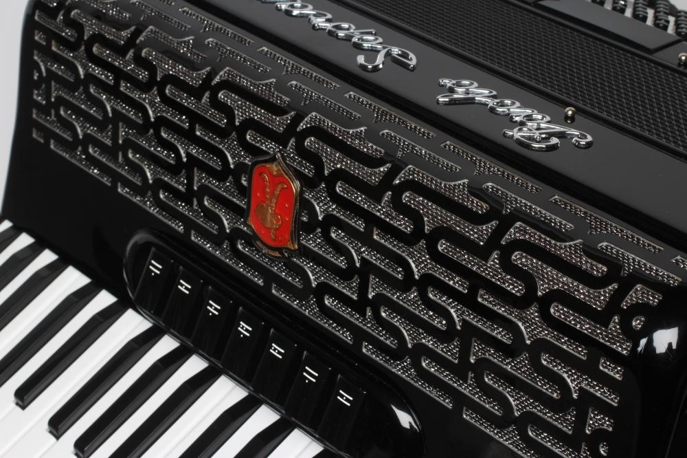 A PAOLO SOPRANI PROFESSIONALE II ACCORDION in black Image