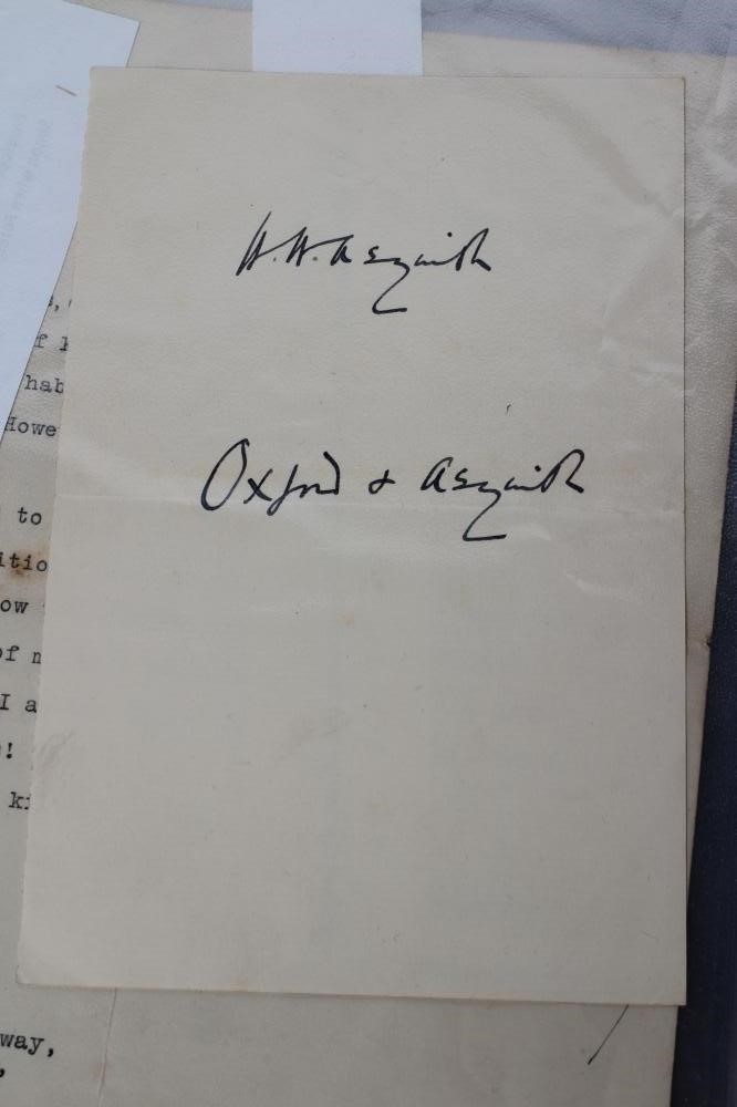 A COLLECTION OF CORRESPONDENCE AND EPHEMERA of political interest Image