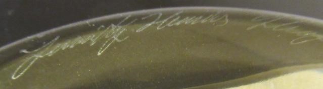 A TIMOTHY AND JONATHAN HARRIS ISLE OF WIGHT UNDERCLIFF GLASS VASE Image