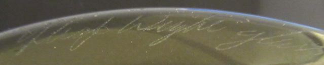 A TIMOTHY AND JONATHAN HARRIS ISLE OF WIGHT UNDERCLIFF GLASS VASE Image