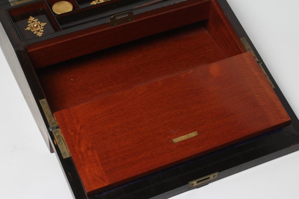 A VICTORIAN LADY'S COROMANDEL LAP DESK Image