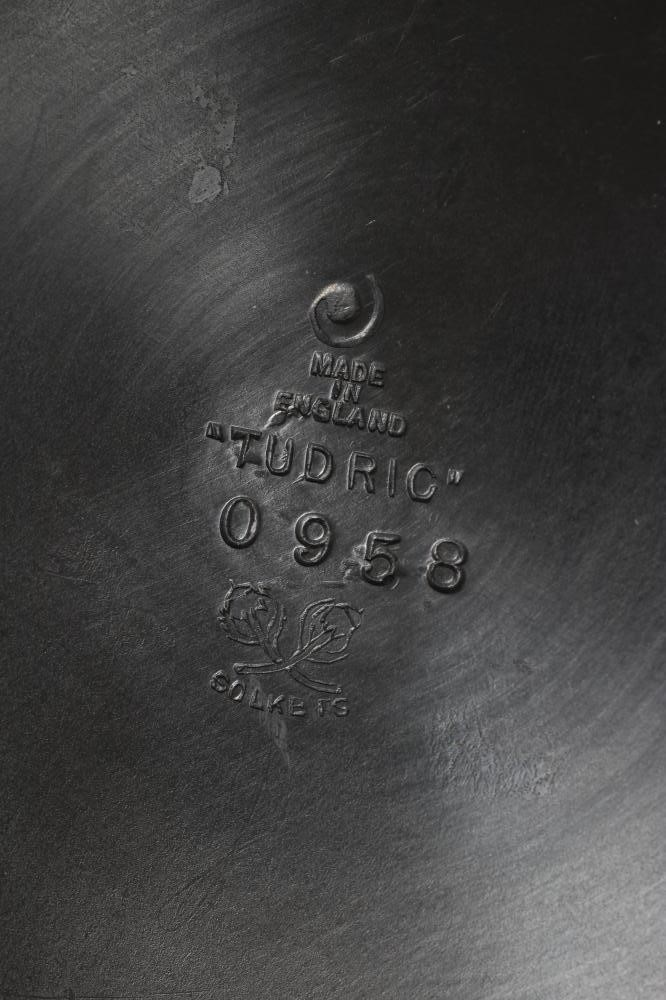 ARCHIBALD KNOX FOR LIBERTY - a Tudric pewter jug of tapering rounded cylindrical form Image