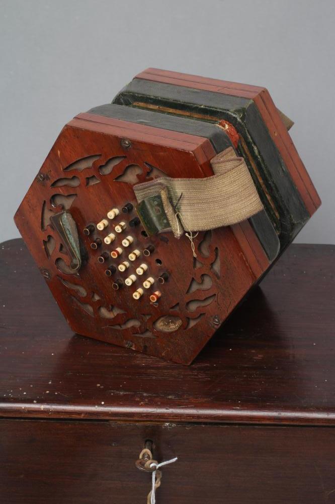 A VICTORIAN CONCERTINA by John Alfred Mills Image