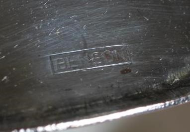 A W.A.S. BENSON & CO THREE LIGHT PLATED ON COPPER ELECTROLIER Image