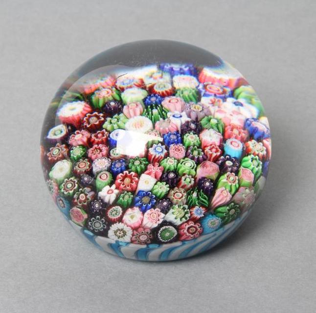 A CLICHY GLASS PAPERWEIGHT Image