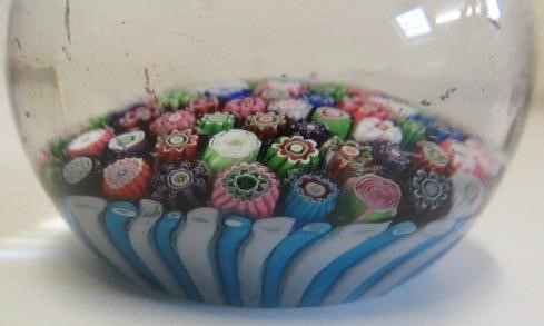 A CLICHY GLASS PAPERWEIGHT Image