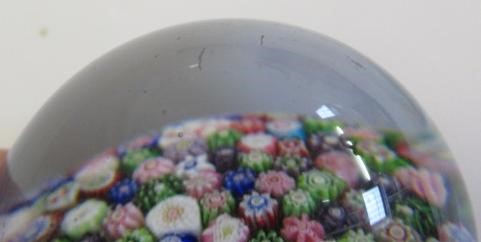 A CLICHY GLASS PAPERWEIGHT Image