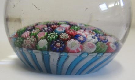 A CLICHY GLASS PAPERWEIGHT Image