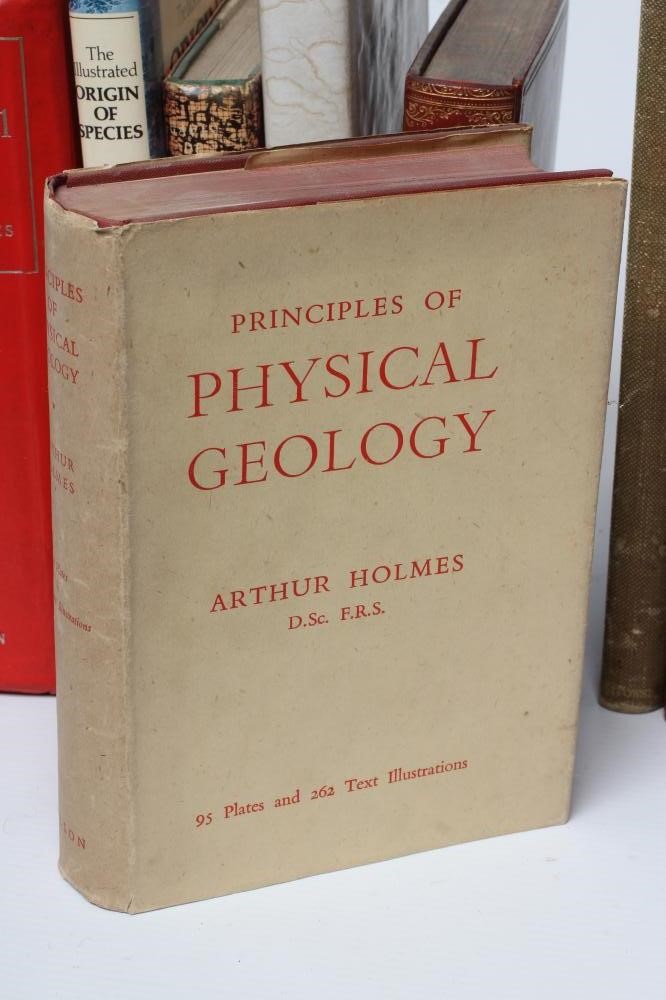 A COLLECTION OF TEN BOOKS ON GEOLOGY including Principles of Physical Geology by Arthur Holmes Image