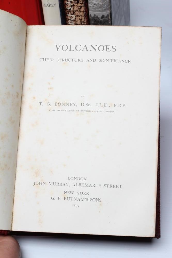 A COLLECTION OF TEN BOOKS ON GEOLOGY including Principles of Physical Geology by Arthur Holmes Image