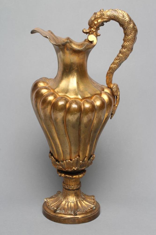 A RENAISSANCE STYLE GILT METAL EWER Image