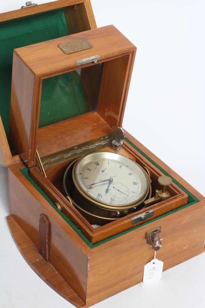 A MARINE CHRONOMETER signed Thomas Mercer 22104 Image