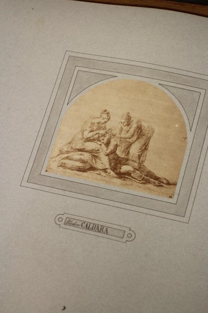 A COLLECTION OF PHOTOGRAPHIC PRINTS OF OLD MASTER DRAWINGS FROM THE LOUVRE PARIS Image