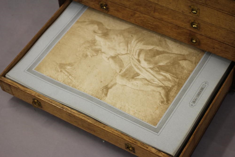 A COLLECTION OF PHOTOGRAPHIC PRINTS OF OLD MASTER DRAWINGS FROM THE LOUVRE PARIS Image
