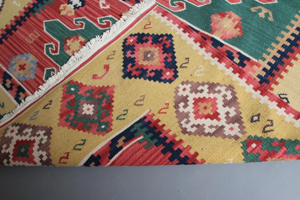 A FLAT WEAVE KILIM RUG Image