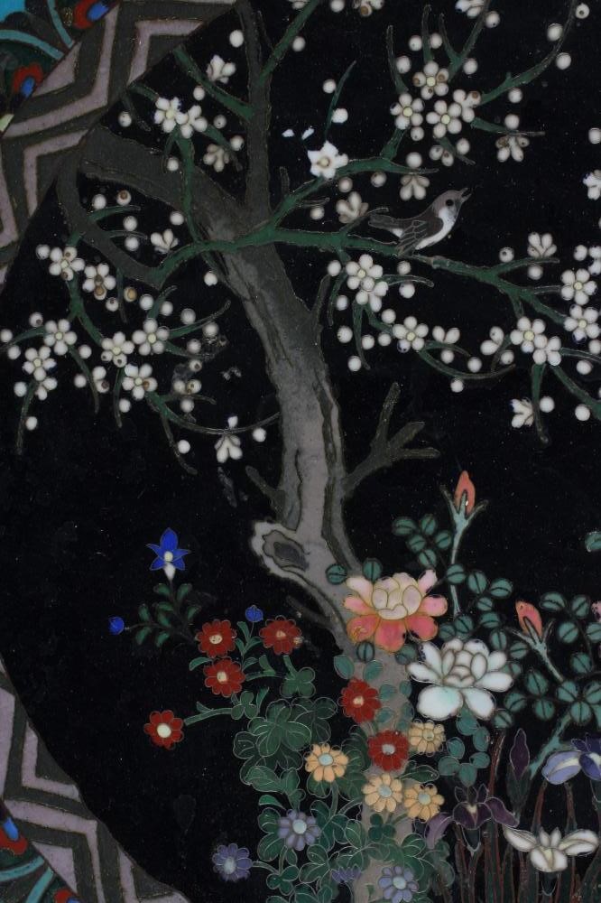 A CHINESE CLOISONNE CHARGER of shallow circular form Image