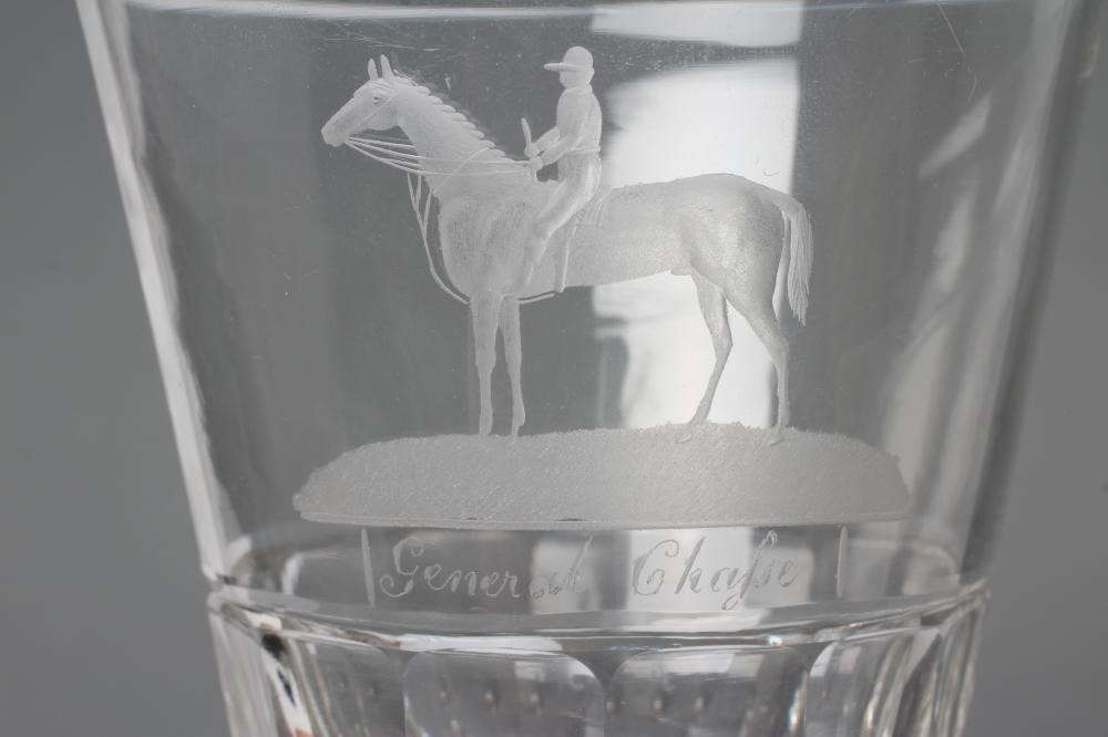 A WILLIAM IV GLASS GOBLET Image