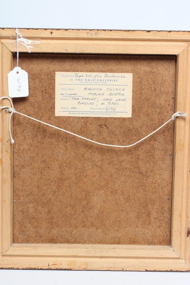 MYRIAM BURTON (1907-1997) Image