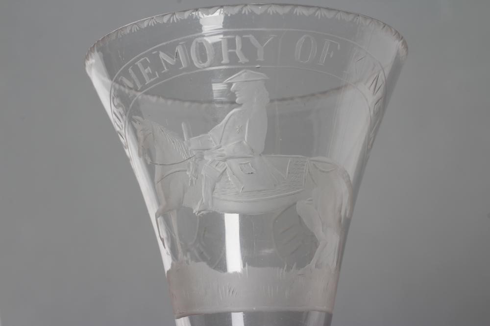 A COMMEMORATIVE ALE GLASS Image