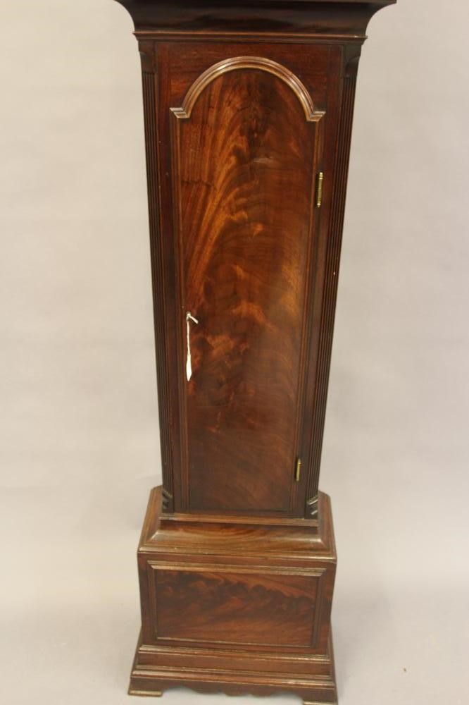 A MAHOGANY LONGCASE signed Budgen Croyden Image