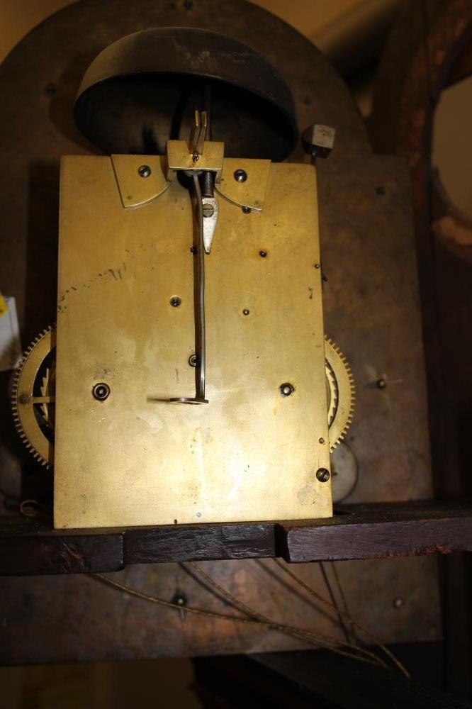 A MAHOGANY LONGCASE signed Budgen Croyden Image