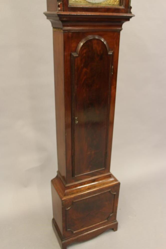 A MAHOGANY LONGCASE signed Joseph Leake London Image