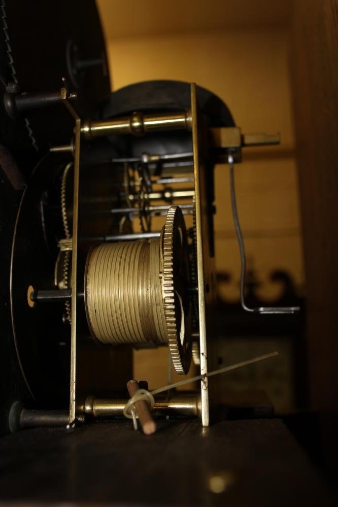 A MAHOGANY LONGCASE signed Grinnard High Holborn Image