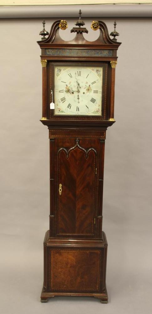 A MAHOGANY LONGCASE signed Samuel Lister Bolton Image