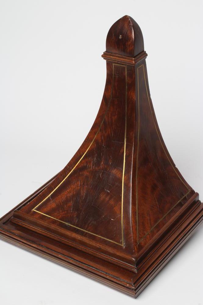 A REGENCY MAHOGANY CLOCK WALL BRACKET Image