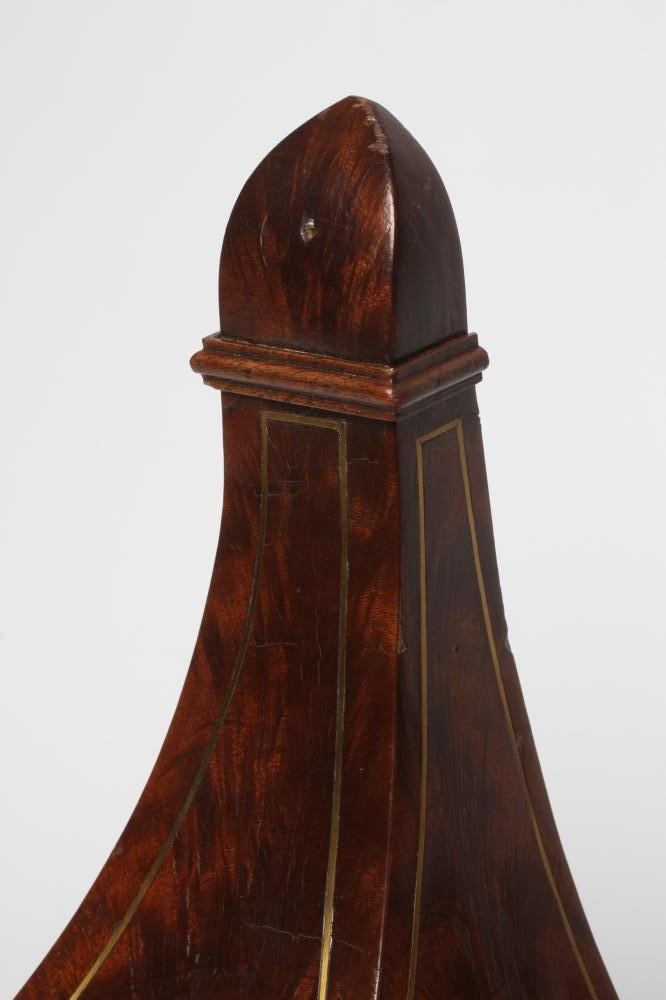 A REGENCY MAHOGANY CLOCK WALL BRACKET Image